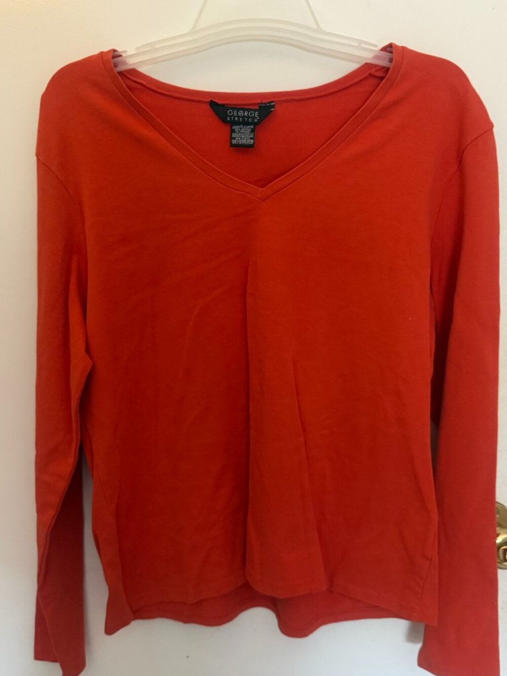 George Burnt Orange Top W XL